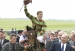 Johnny Murtagh celebrates clinching his second Irish Derby victory aboard Alamshar amid memorable scenes at the Curragh